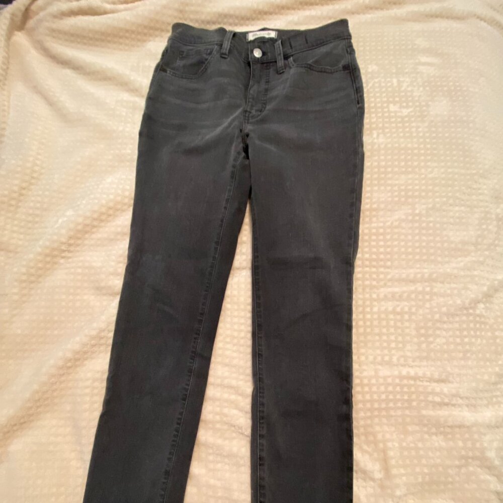 Madewell Road Tripper Gray Denim Jeans